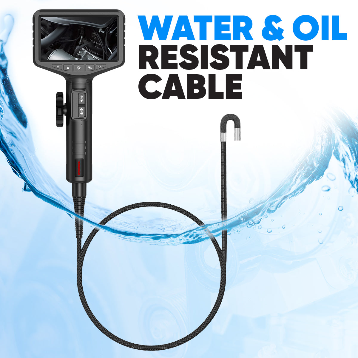 Thinkcar ES401 Automotive Inspection Camera - HD Digital Endoscope with LED Light