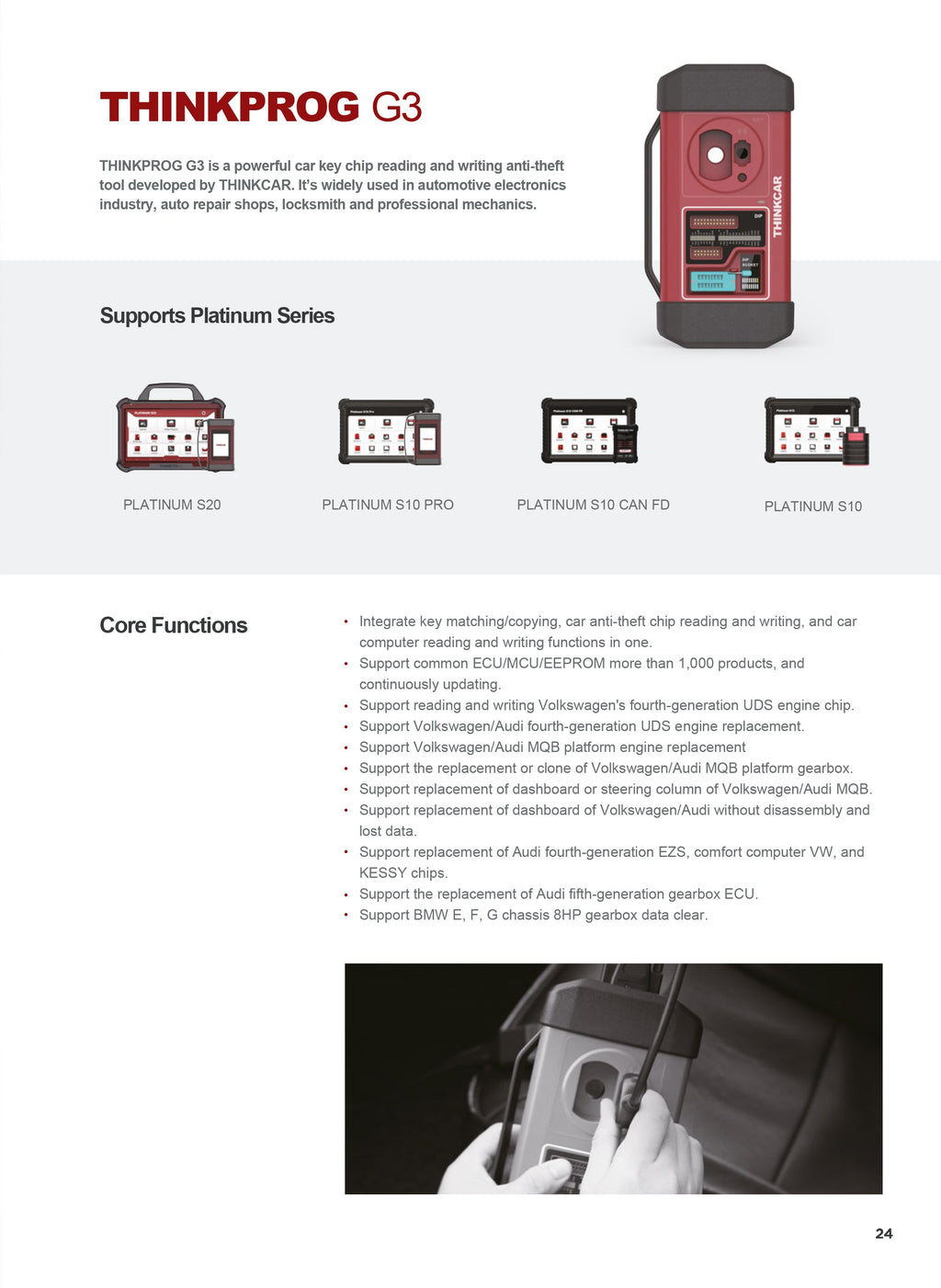 Thinkcar PROG - Professional Immobilizer Key Programmer and Automotive Diagnostic Equipment