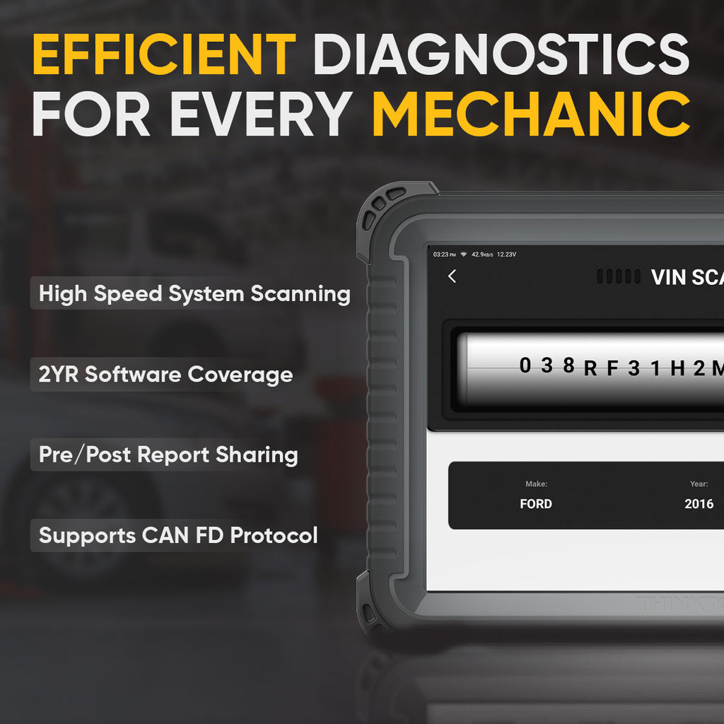 Thinkcar Platinum S10 CANFD 10-Inch Professional Diagnostic Scanner - Bi-Directional OBD2 Tool with Full System Coverage