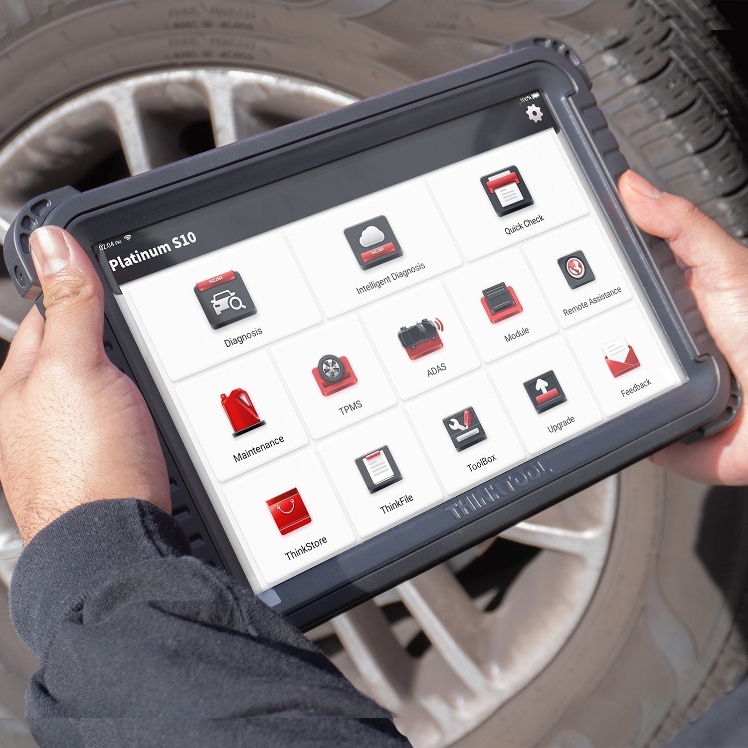 Thinkcar Platinum S10 CANFD 10-Inch Professional Diagnostic Scanner - Bi-Directional OBD2 Tool with Full System Coverage
