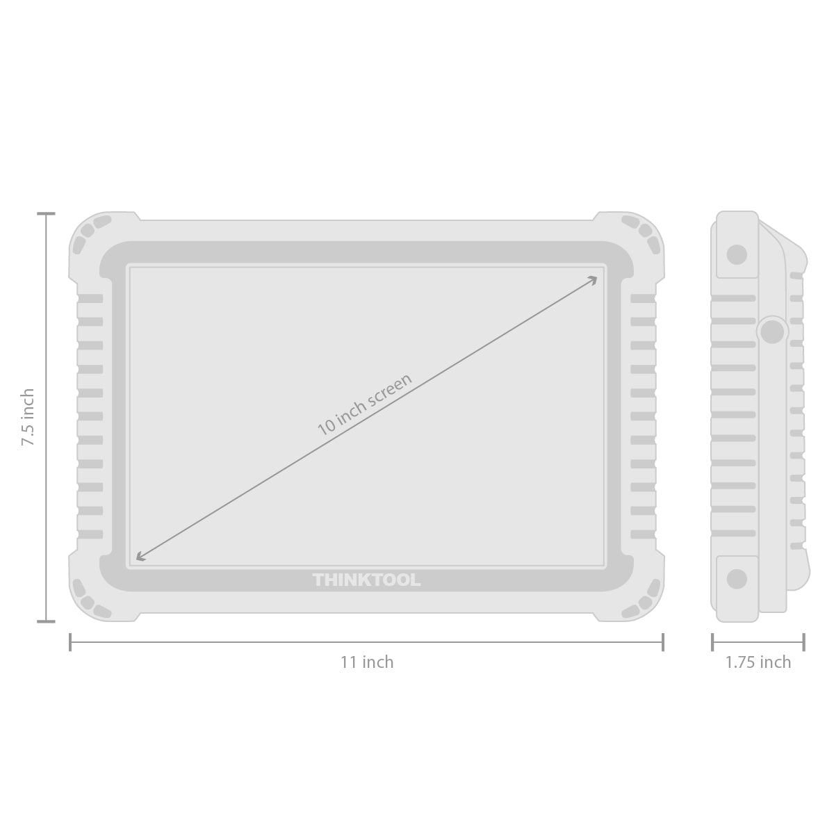 Thinkcar Platinum S10 10-Inch Professional Diagnostic Scanner - Bi-Directional OBD2 Tool with Full System Coverage