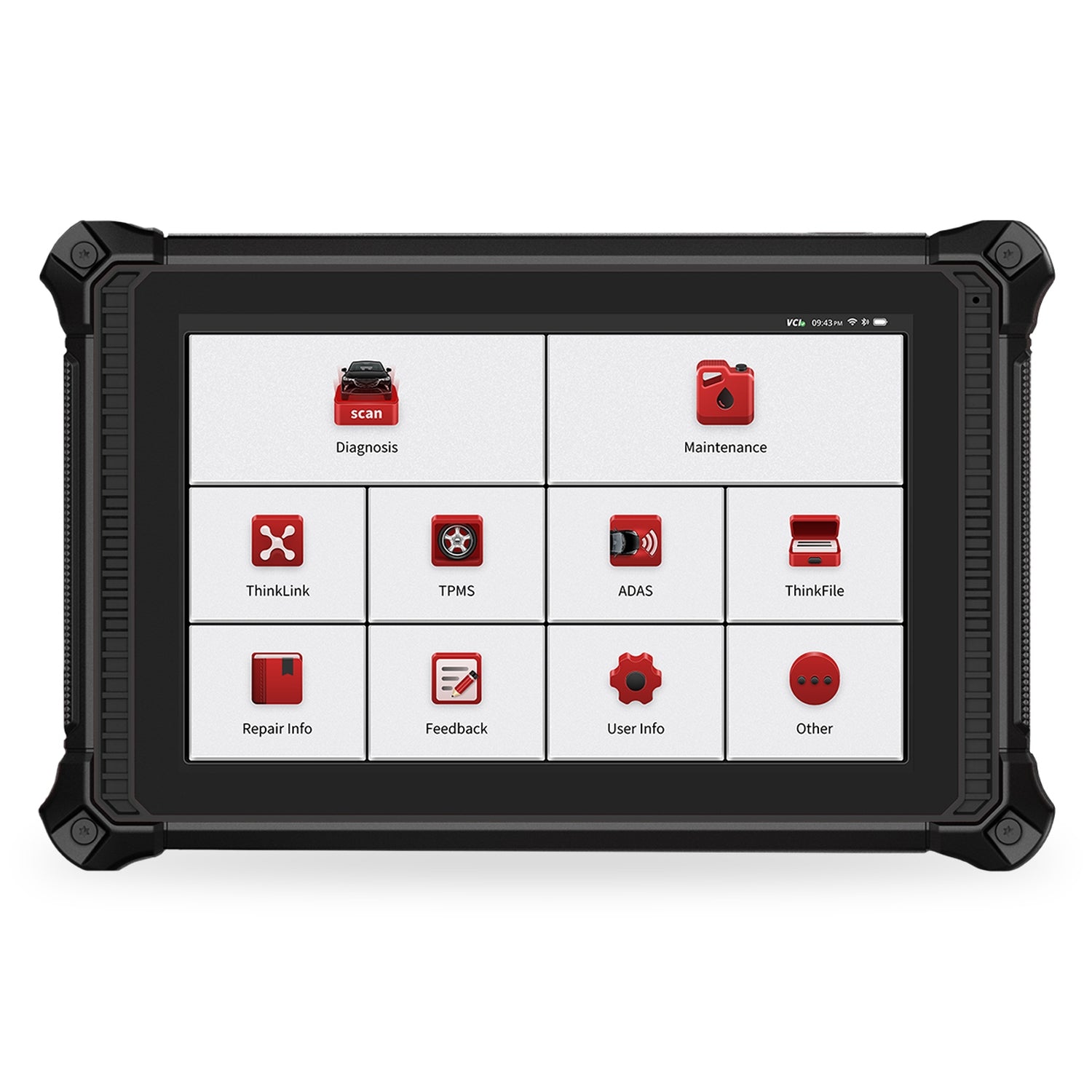 Thinkcar Platinum 393 10-Inch Automotive Diagnostic Scanner - Full System OBD2 Scan Tool with Active Test Functions