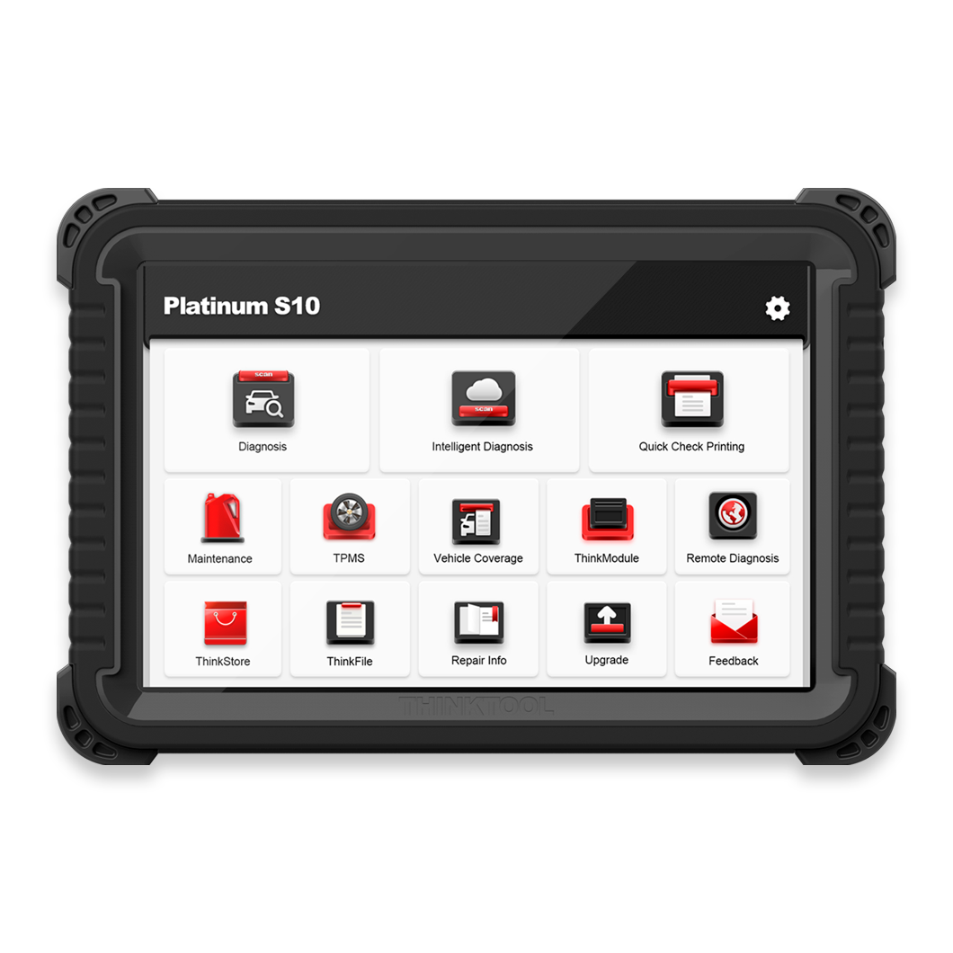 Thinkcar Platinum S10 10-Inch Professional Diagnostic Scanner - Bi-Directional OBD2 Tool with Full System Coverage