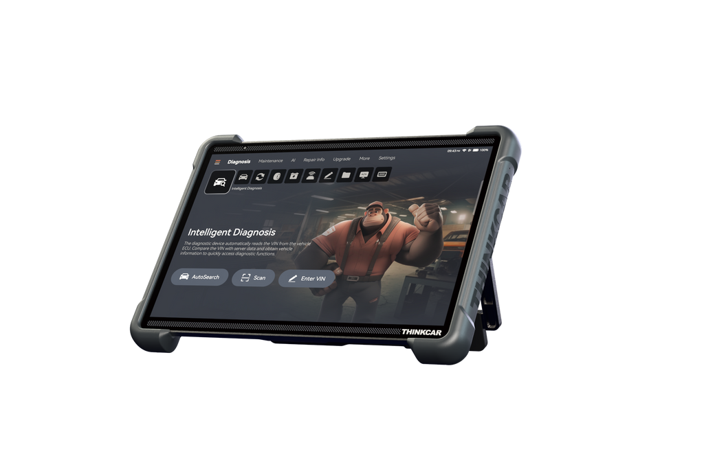 Thinkcar Platinum 399 14-Inch Professional Diagnostic Tablet - Bi-Directional OBD2 Scanner with ECU Coding