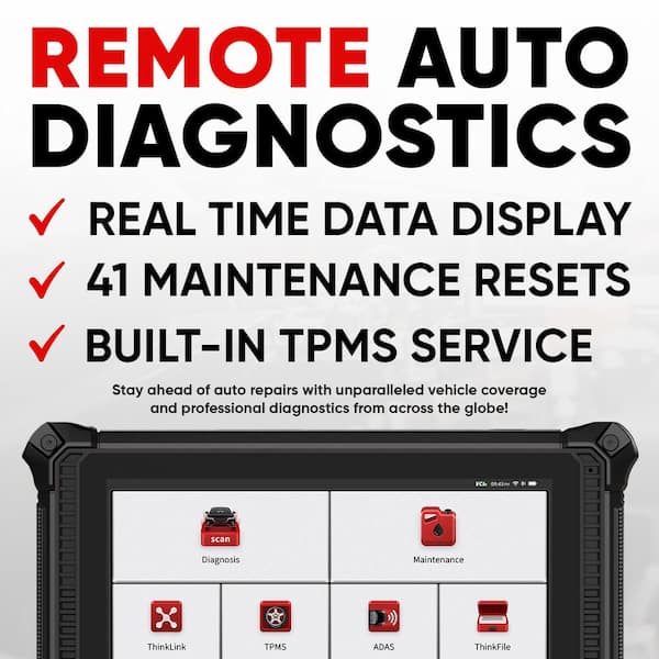 Thinkcar Platinum 393 10-Inch Automotive Diagnostic Scanner - Full System OBD2 Scan Tool with Active Test Functions